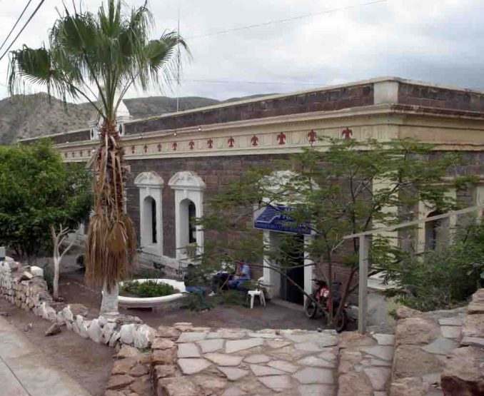 The historic Mulegé Municipal Building, a testament to the town's rich colonial heritage and charming architecture